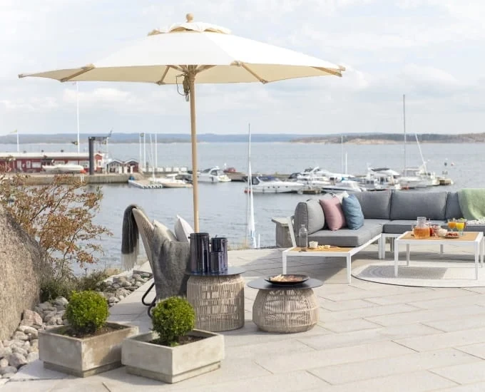 Drewniany parasol ogrodowy (3,5 m)