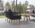 Zestaw wypoczynkowy teak technorattan Kent