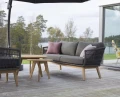 Zestaw wypoczynkowy teak technorattan Kent