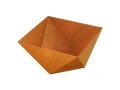 Nowoczesna donica Corten Cubeta