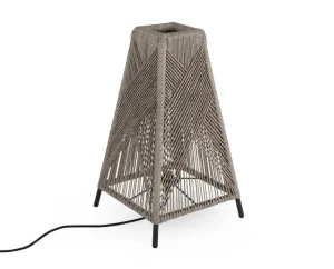 Stojąca lampa z technorattanu Midway