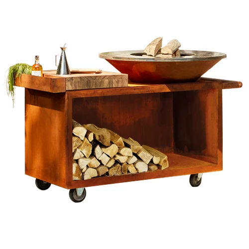 Wyspa na kółkach z paleniskiem Ofyr Island Pro