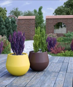 Okrągła donica Aurora