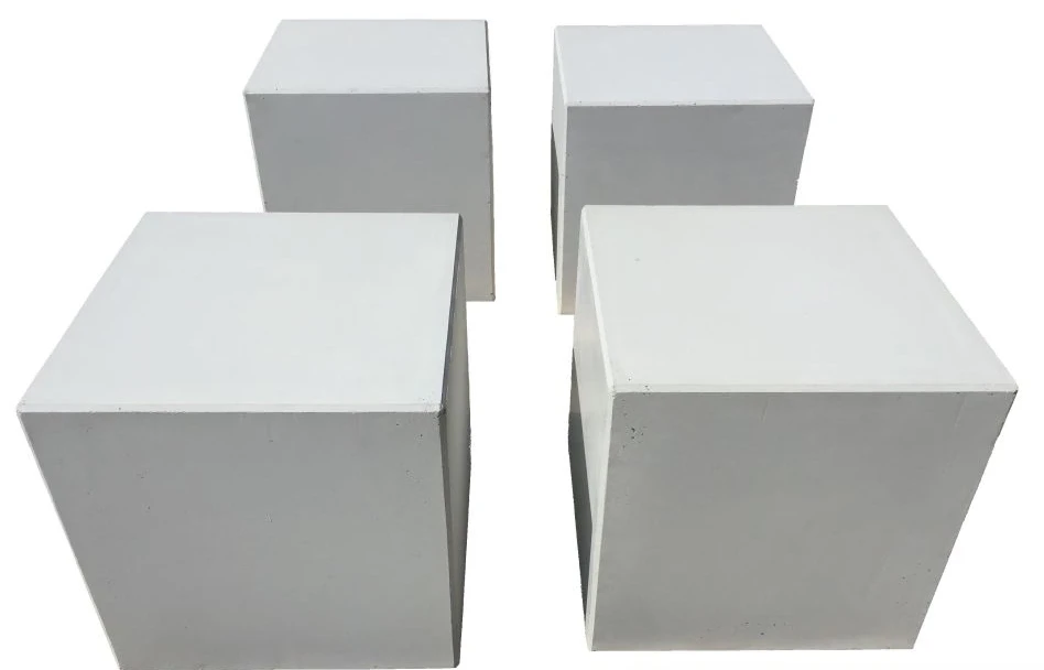 Siedzisko Cubik z betonu architektonicznego