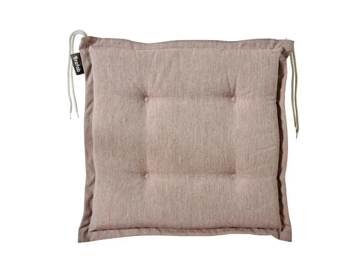 Pikowana poduszka Florina na siedzisko ze sznurkami