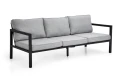 Aluminiowa sofa 3-osobowa ANTIBES