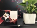 Doniczka na wysoki połysk Cube Glossy