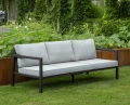 Aluminiowa sofa 3-osobowa ANTIBES
