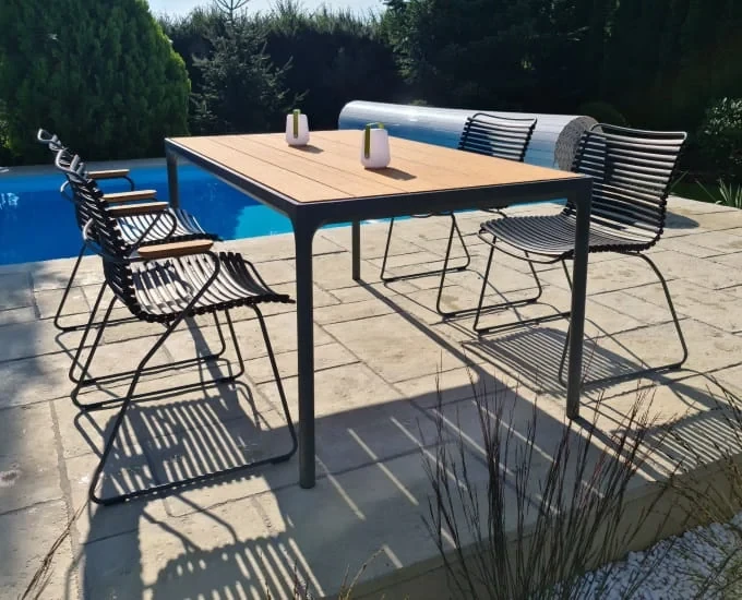 Stół ogrodowy metalowy Four 160x90 cm