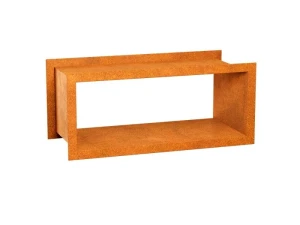 Prostokątny stojak na drewno Lena Dodpr stal corten