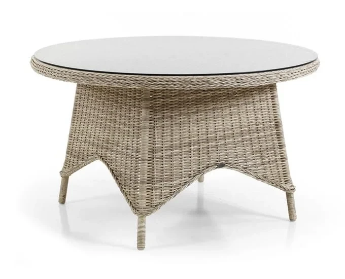 Okrągły stół z technorattanu Rodez 130 cm