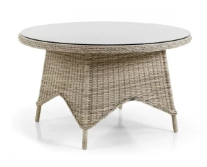 Okrągły stół z technorattanu Rodez 130 cm