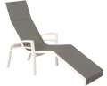 Aluminiowy leżak Balance z podłokietnikami