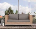 Klasyczna sofa z technorattanu Fontana (2 i 3 osobowa)
