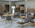 Duży komplet mebli wypoczynkowych i obiadowych Level Circle Molo