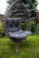 Ogrodowy fotel kokon stojący Fresco