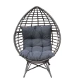 Ogrodowy fotel kokon stojący Fresco