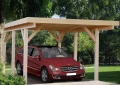 Drewniana wiata Cordoba na samochód