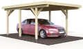 Drewniana wiata Cordoba na samochód
