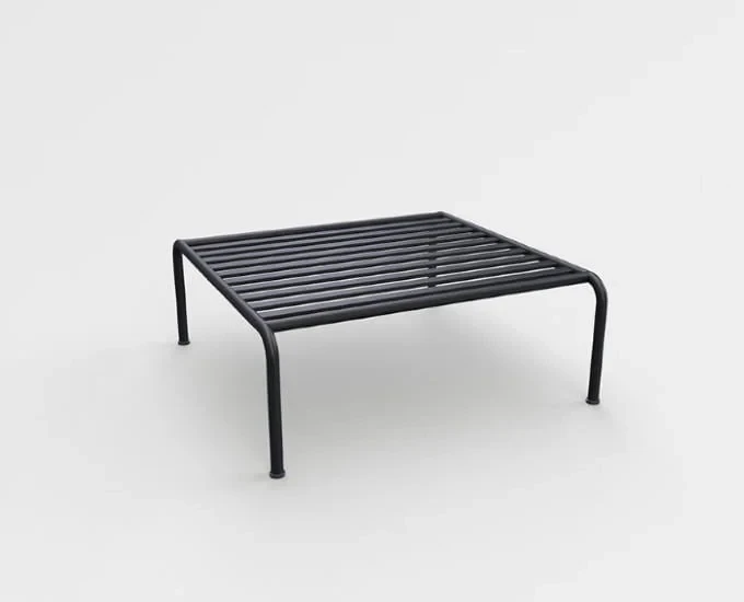 Czarny stolik kawowy ze stali Avon