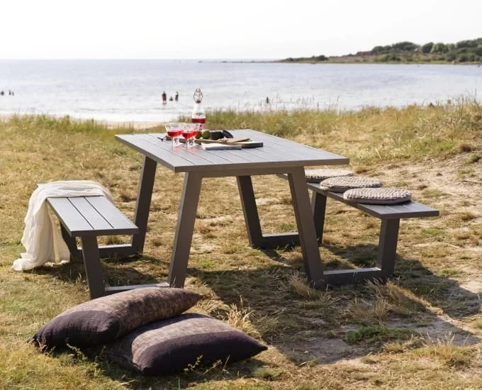 Zestaw mebli piknikowych Bolid z aluminium