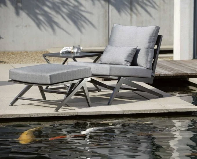 Fotel loftowy z podnóżkiem Jackie