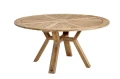 Okrągły stół Logrono 150 cm z drewna teak