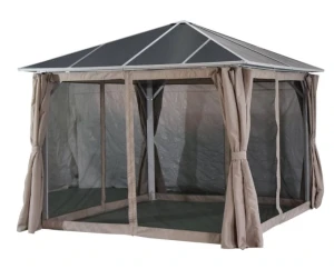 Pawilon ogrodowy Scopello z poliwęglanowym dachem