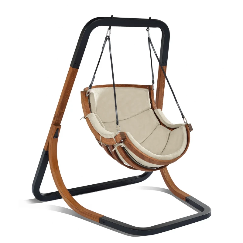 Fotel bujany na stelażu (kilka kolorów)