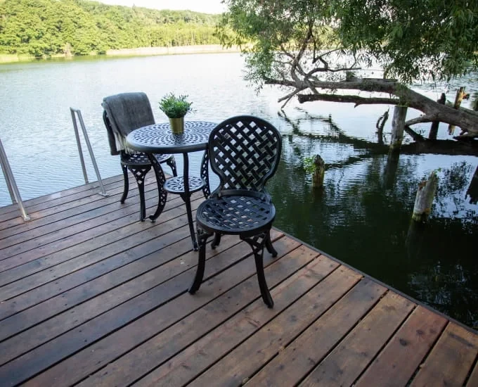 Metalowe krzesło Manhattan