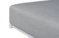 Ogrodowy fotel szary z aluminium Beri
