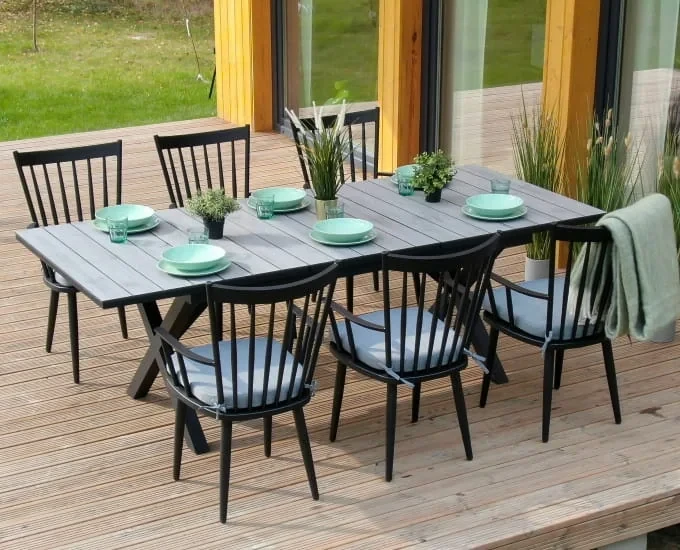 Stół rozkładany Richmond aluminium-HPL