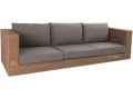 Klasyczna sofa z technorattanu Fontana (2 i 3 osobowa)
