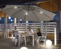 Duży kwadratowy parasol ogrodowy Palma 3,5m