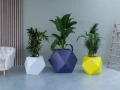 Duża geometryczna donica Pandora