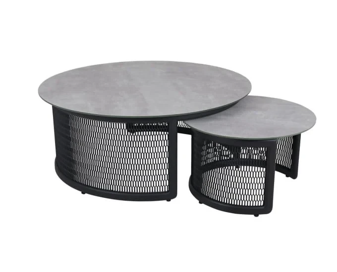 Aluminiowy stolik okrągły Virgo (2 rozmiary)