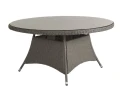 Jadalniany stół ogrodowy Hornbrook z okrągłym blatem
