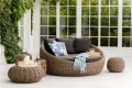 Dzienne łóżko ogrodowe Maje z technorattanu