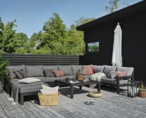 Duży narożnik w kształcie U Santorini (modułowy)