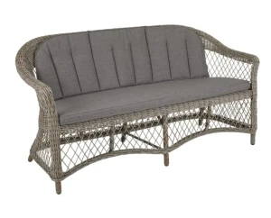 Ogrodowa ławka ażurowa Kamomil (technorattan)