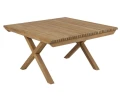 Kwadratowy stolik drewniany Julita (teak)