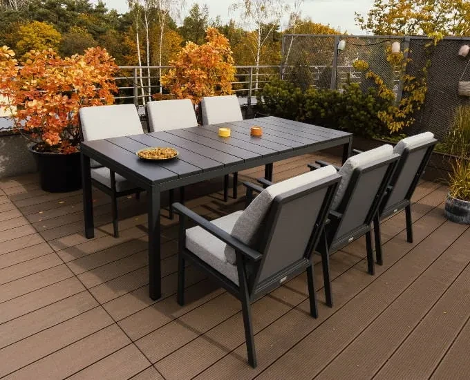 Rozkładany zestaw jadalniany Samvaro