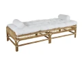 Rattanowy szezlong Vallda z poduszkami