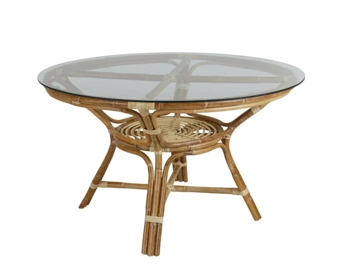 Okrągły stół rattanowy Vallda