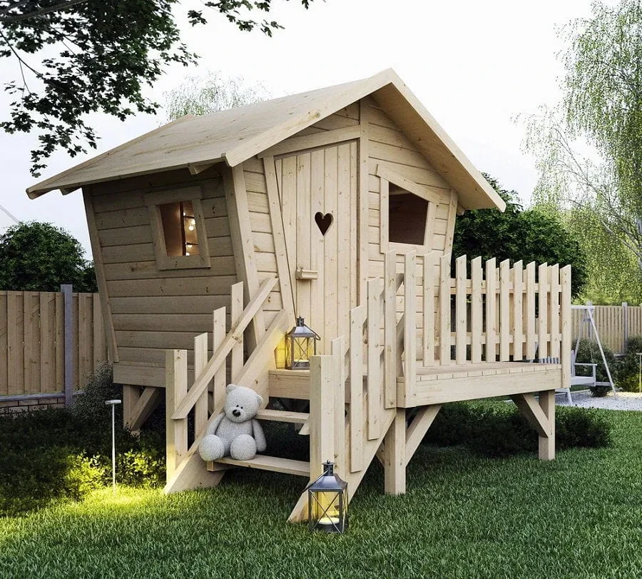 Domek dziecięcy drewniany Płomyk
