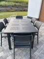 Komplet ogrodowy stół rozkładany LEVANTE i krzesła BORA