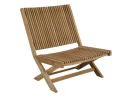 Rozkładany fotel wypoczynkowy teak Julita