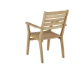 Teakowe krzesło z podłokietnikami Keros