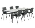 Stół tarasowy Nox z blatem z HPL 240 cm
