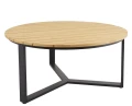 Stół okrągły Laurion z blatem teak